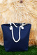 Navy Castaway Tote