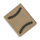 Light Brown Baseball Laces Wallet