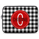 Black Buffalo Plaid Laptop Sleeve