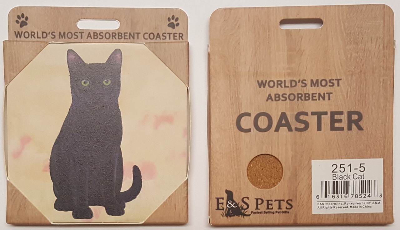 Black Cat Coasters