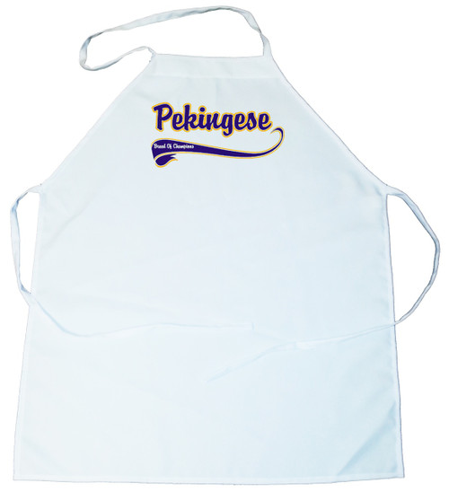 Breed of Champion (Blue) Apron - Pekingese (100-0002-324)