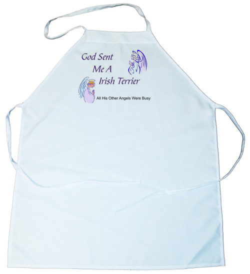 God Sent Me a Irish Terrier Apron (100-0005-264)