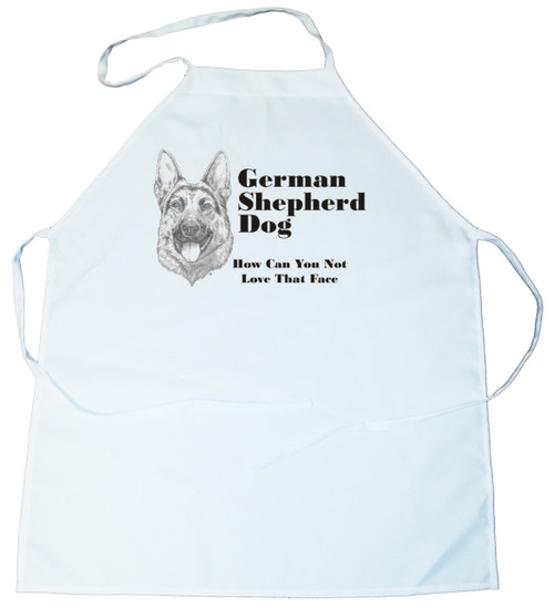 How Can You Not Love That Face Apron: German Shepherd (234A) (100-0071-234A)