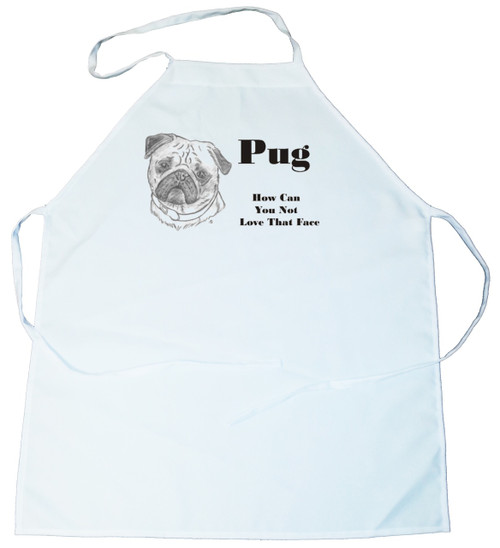 How Can You Not Love That Face Apron: Pug (100-0071-344)