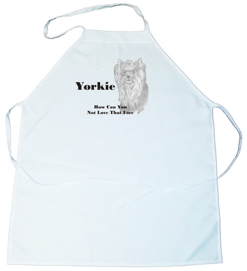 How Can You Not Love That Face Apron: Yorkie (100-0071-416A)