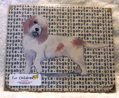 Fur Children Megabyte, Gigabyte, Dog Byte Mouse Pad - Petit Basset Grifon Vendeen (PBGV) (MPMGDB105) 