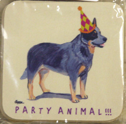 Fur Children Party Animal Coasters - Australian Cattledog (PC040409)