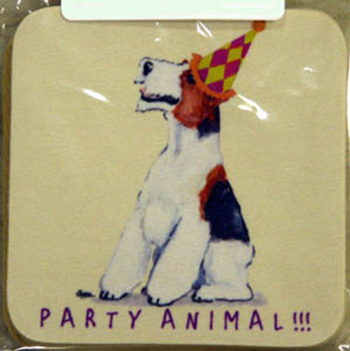 Fur Children Party Animal Coasters - Wire Fox Terrier (PC0404147)