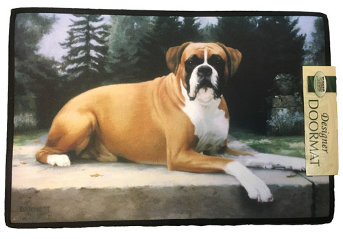 Fiddlers Elbow Boxer on Path Doormat (X36)
