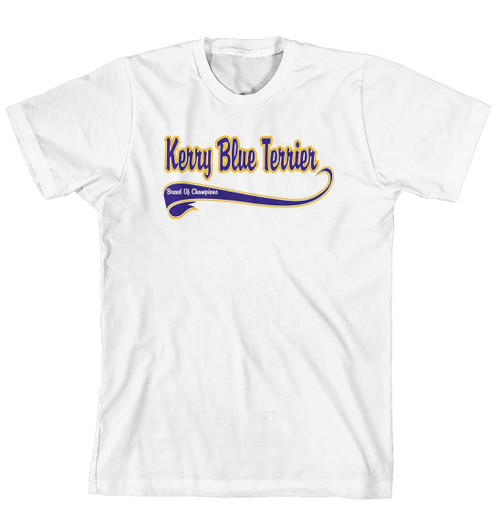 Breed of Champion Tee Blue Shirt - Kerry Blue Terrier (170-0002-278)