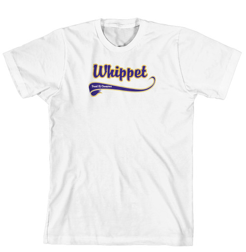 Breed of Champion Tee Blue Shirt - Whippet (170-0002-410)