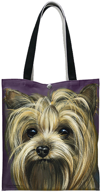 Fiddlers Elbow Yorkshire Terrier Yorkie Cotton Canvas Tote (T902)