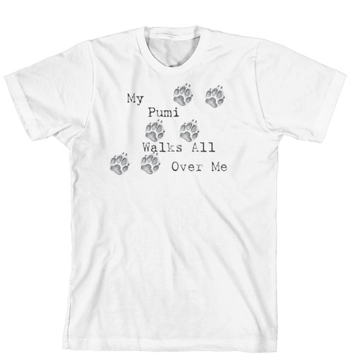 Purple Turtle Gifts - My Pumi Walks All Over Me T-Shirt