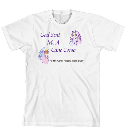 Purple Turtle Gifts - God Sent Me a Cane Corso T-shirt