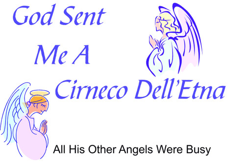 Purple Turtle Gifts - God Sent Me a Cirneco DellEtna T-shirt