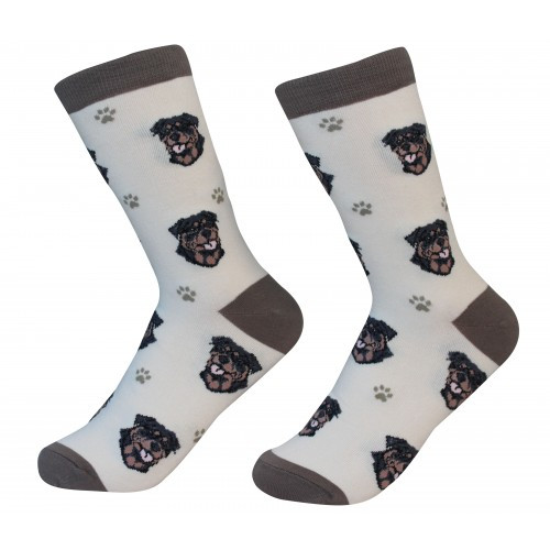 E&S Imports Pet Lover Unisex Socks - Rottweiler (800-33)