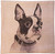 Cotton & Linen Dog Pillow - Boston Terrier (10356)