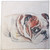 Cotton & Linen Dog Pillow - Bulldog (10359)