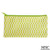 Mainstreet Collections (MSC) Perfect Pouch - Green & White Criss Cross Pattern (PPCC/8341)