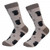 E&S Imports Pet Lover Unisex Socks - Pug (black) (800-32)
