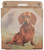 E&S Imports Ceramic Pet Coasters - Dachshund (Red) (250-13)