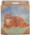 E&S Imports Ceramic Pet Coasters - Orange Tabby Cat (251-8)