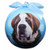 E&S Imports Shatter Proof Ball Christmas Ornament - Saint Bernard(CBO-50)