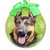 E&S Imports Shatter Proof Ball Christmas Ornament - German Shepherd(CBO-75)