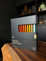 A pack of 24 Artist Pencils featuring a full lead body, offering five times more usable pigment and material than standard pencils, which means less sharpening and more sketching. A pack of 24 Artist Pencils featuring a full lead body, offering five times more usable pigment and material than standard pencils, which means less sharpening and more sketching.