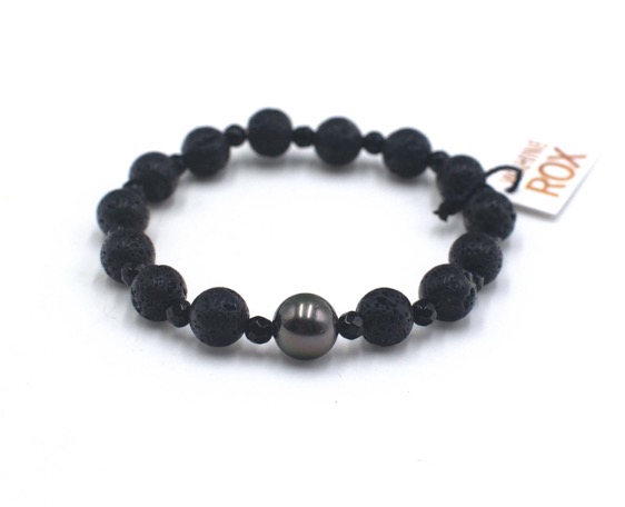 Lava Pearl Bracelet