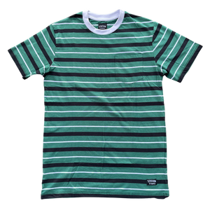 Windsor Short Sleeve Tee Green / Black / White