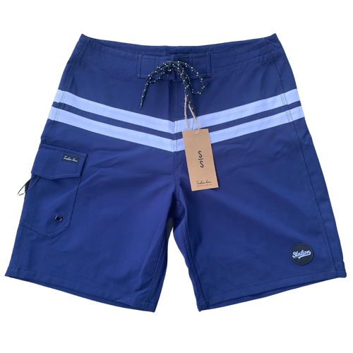 Ranger Boardshort  Navy / White Stripes