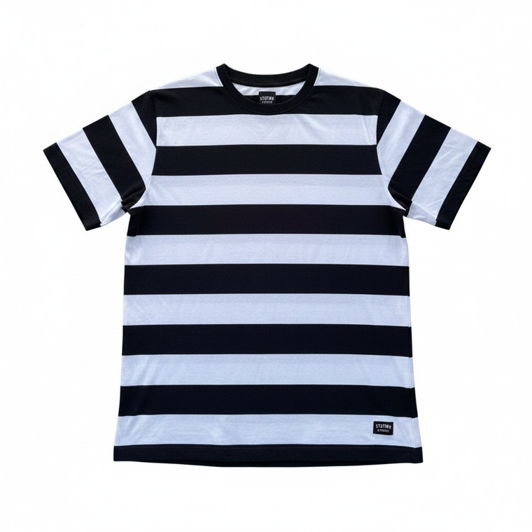 Lee Side Short Sleeve Tee Black / White 