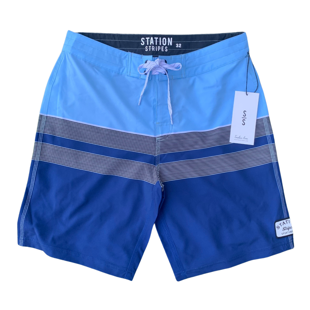 THE FLASH BOARDSHORT - Station Stripes