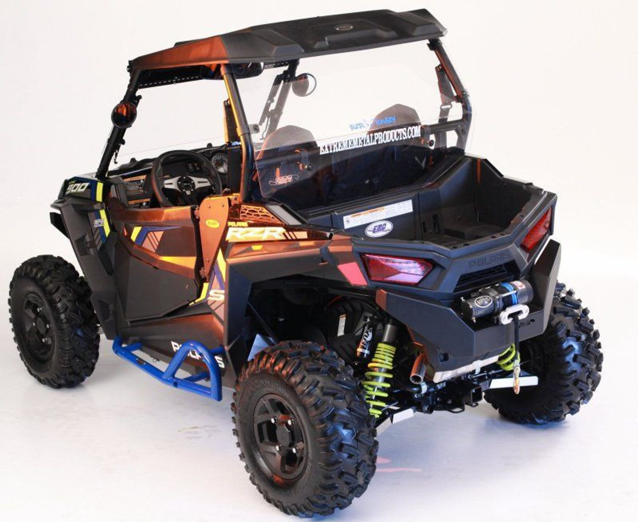 Polaris RZR 900 Rear Bumper with Winch Mount by EMP