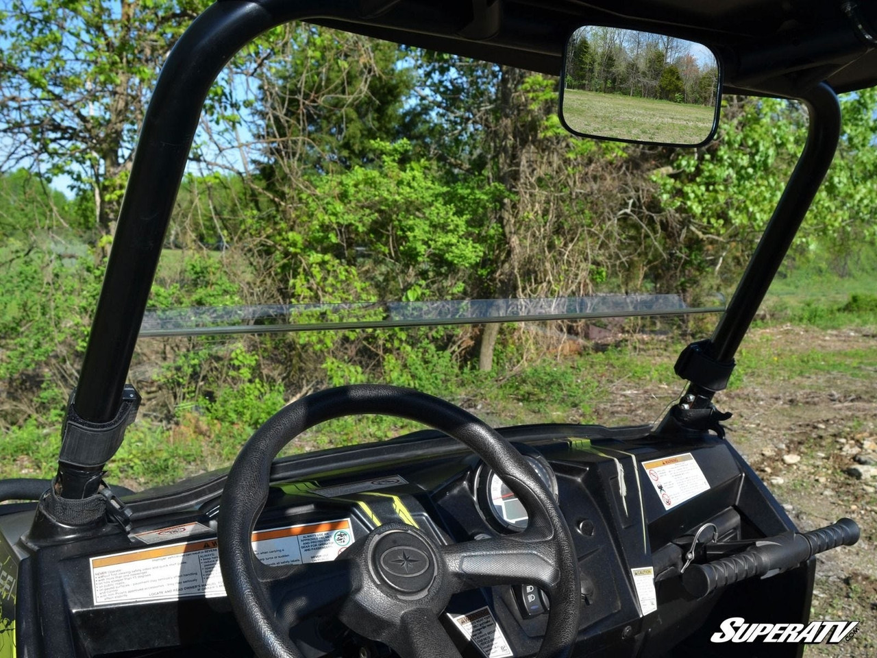 Polaris RZR 570 / 800 / XP 900 Half Windshield (Tinted) by SuperATV