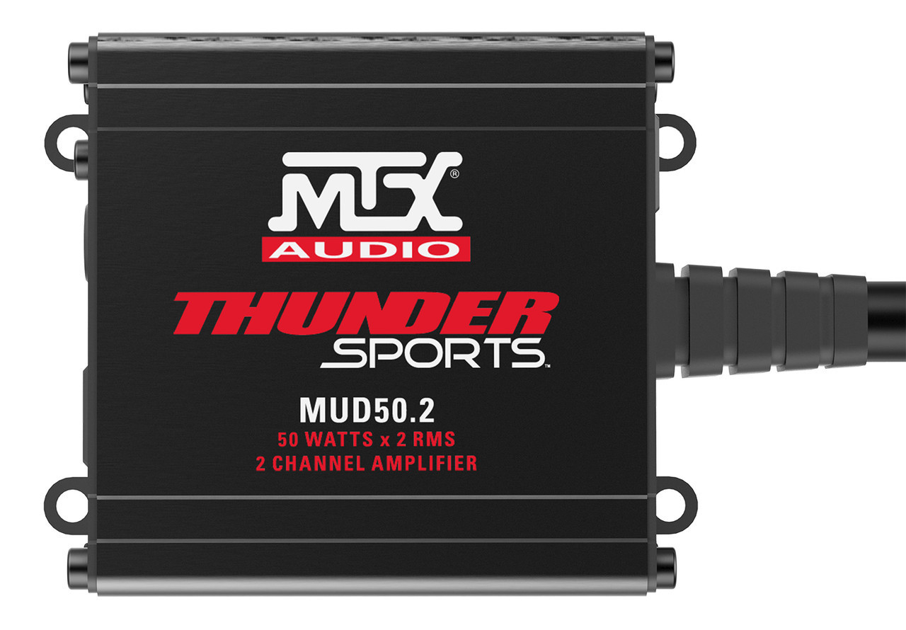 X-Citer 音質向上 maximizer Polaris RZR 100W RMS 2-Channel Amplifier by MTX Audio