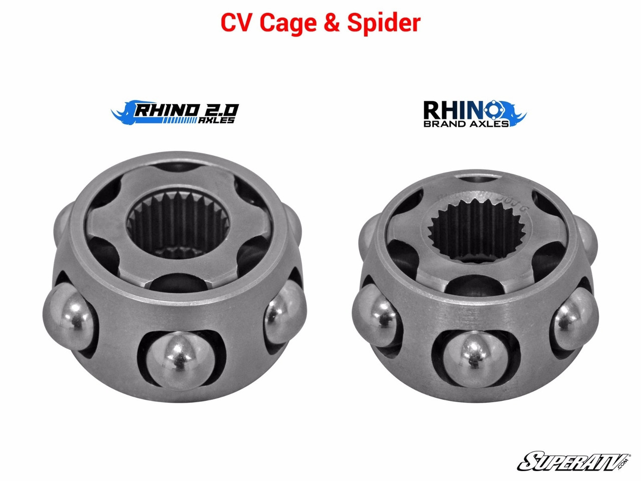 Polaris RZR 1000 Heavy Duty Front Axle | Rhino 2.0 Axles by SuperATV