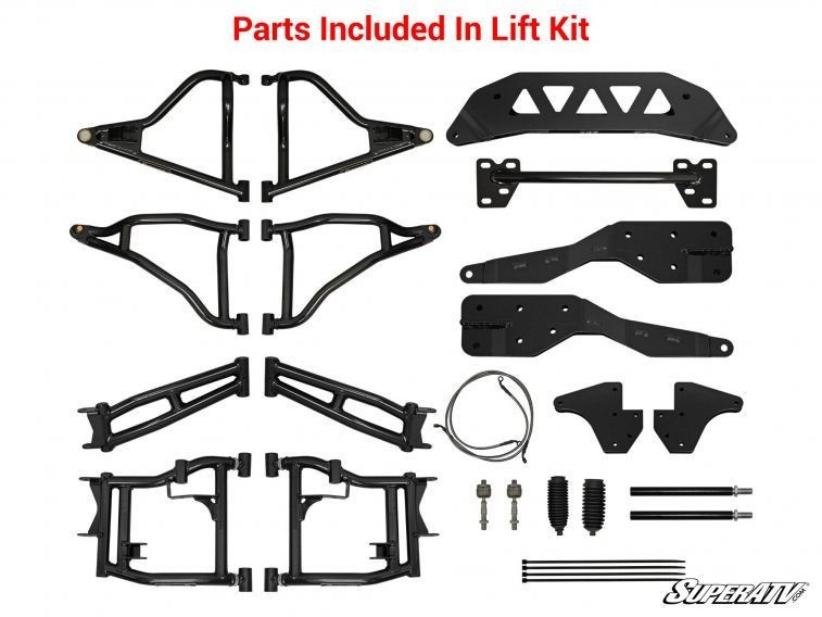 RZR 900 Conversion Kit With 3” Lift Kit Rhino Axles by SuperATV