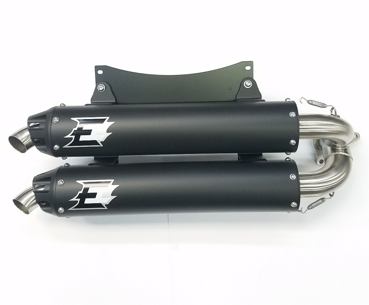 Polaris RZR XP Turbo/XP Turbo S Slip on Exhaust (Quiet) by Empire
