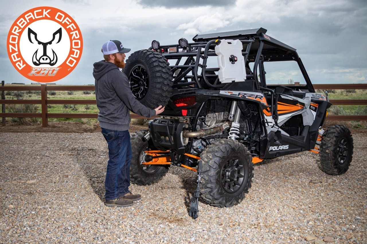 Rzr Rifle Rack Polaris RZR Ultimate Gun Rack/Grab Handle/Lug Wrench by Razorback Offroad