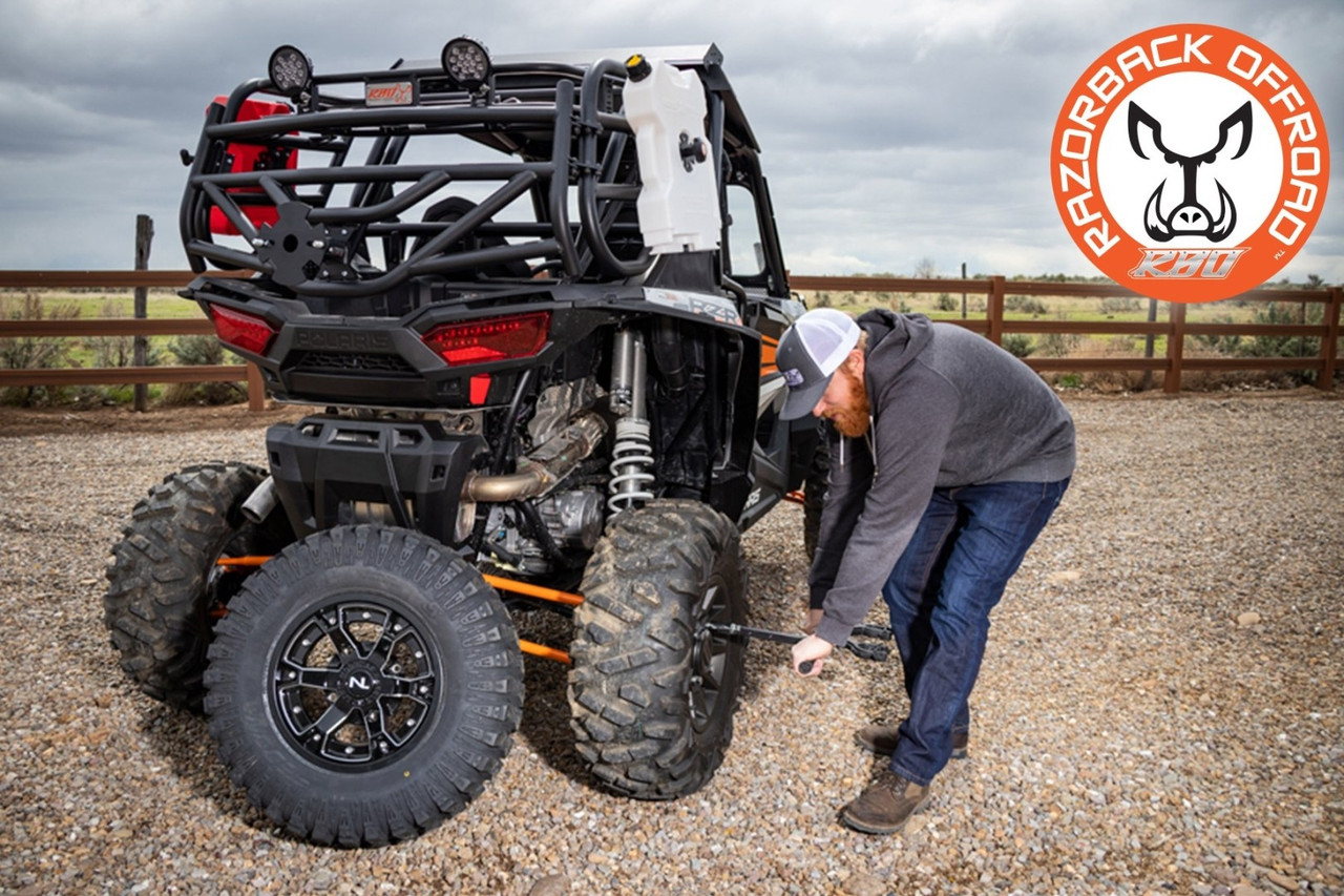 Polaris RZR Ultimate Gun Rack/Grab Handle/Lug Wrench by Razorback Offroad