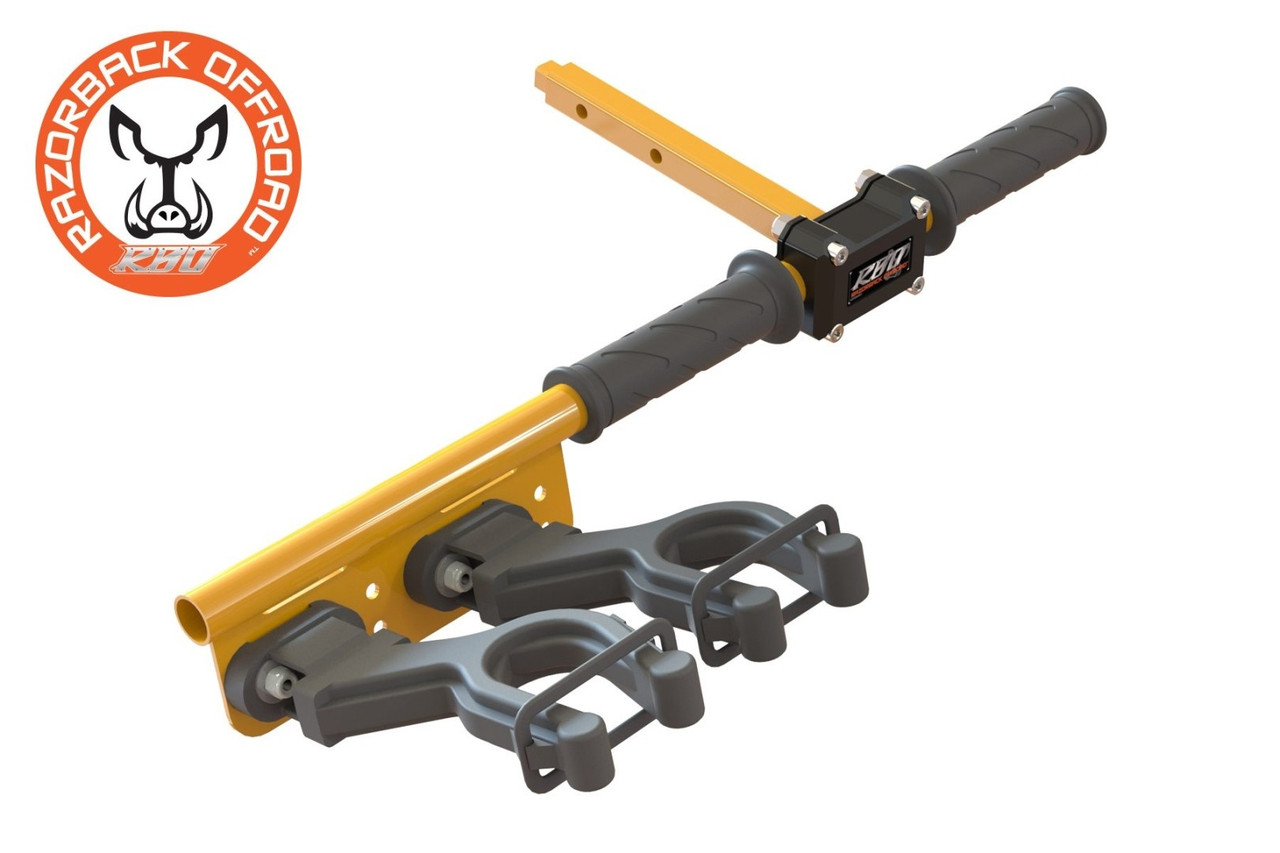 Rzr Rifle Rack Polaris RZR Ultimate Gun Rack/Grab Handle/Lug Wrench by Razorback Offroad