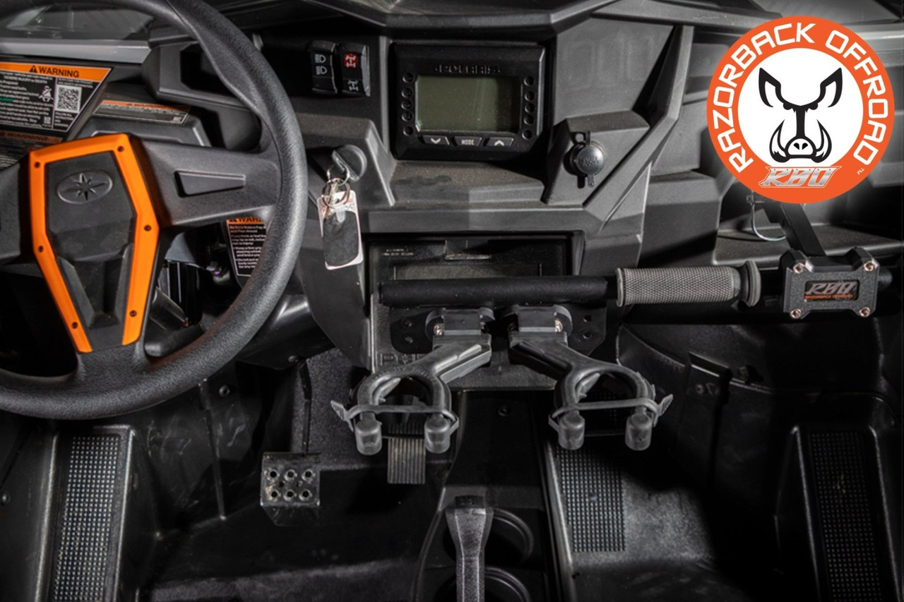 Polaris RZR Ultimate Gun Rack/Grab Handle/Lug Wrench by Razorback Offroad