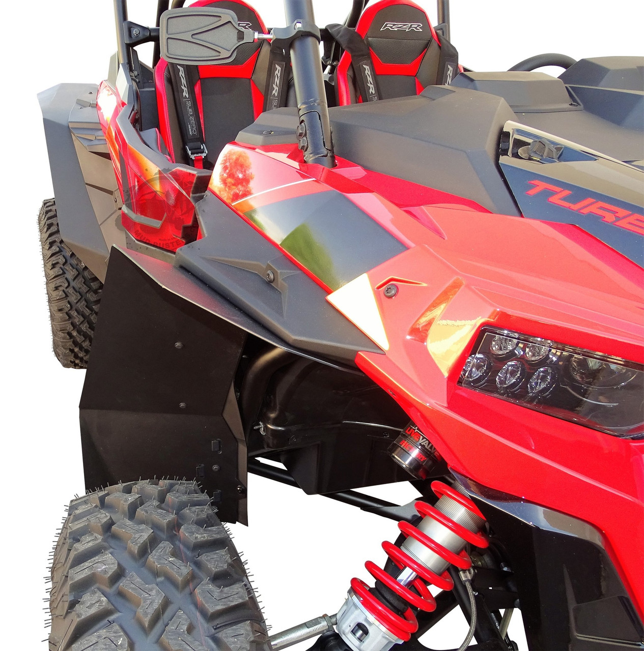 Polaris RZR XP Turbo S MAX Coverage Fender Flares by MudBusters