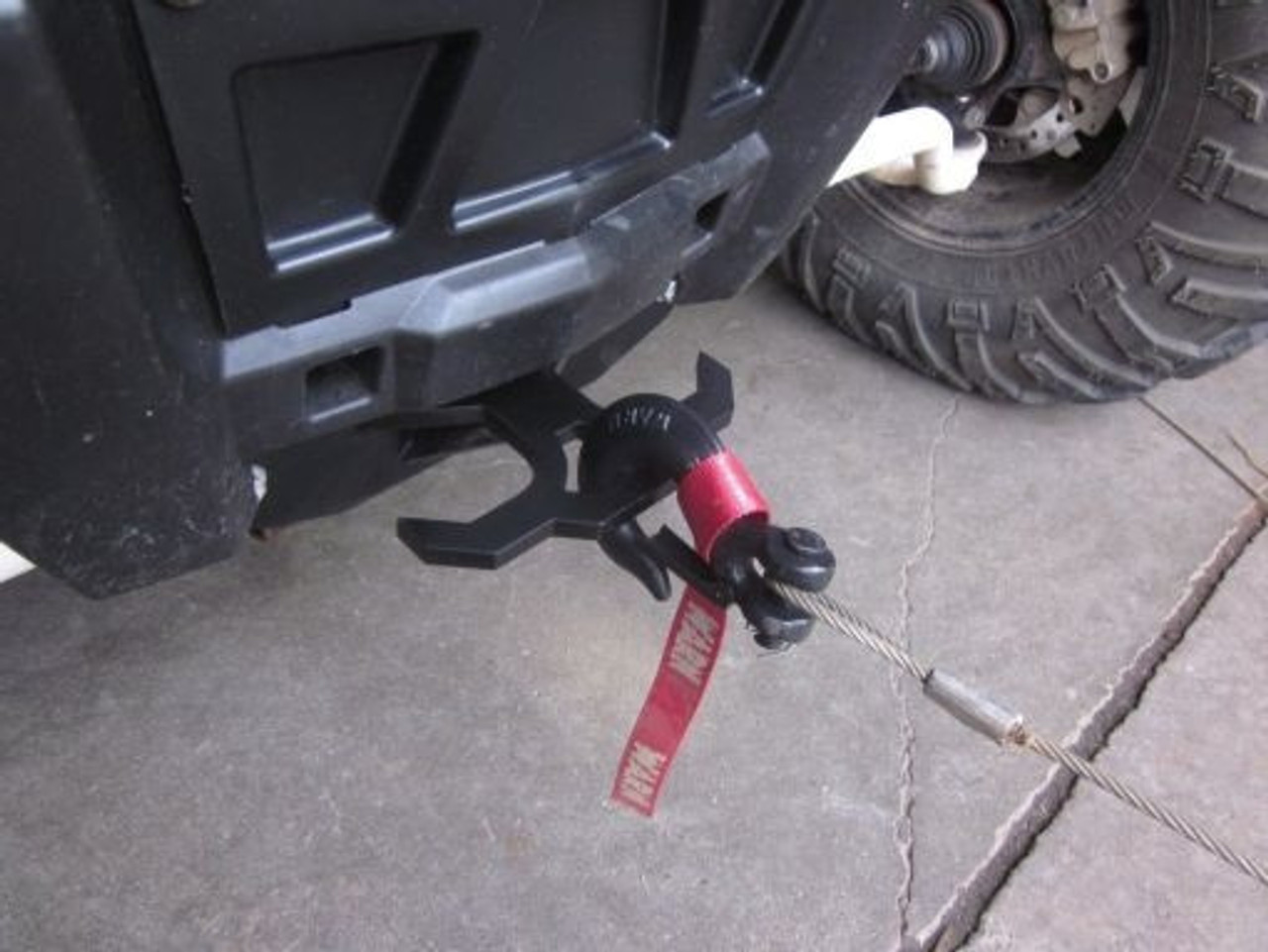 Highlifter Orange Rear UTV Side by Side Tow Hook 17-20 Polaris