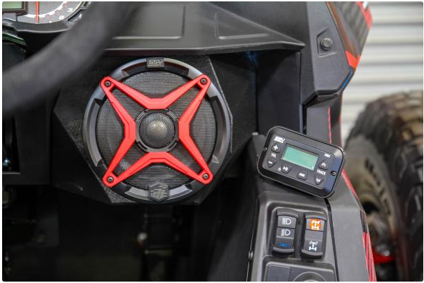 Polaris RZR RS1 Dash Mounting Kit For MRB3 Bluetooth Media Controller