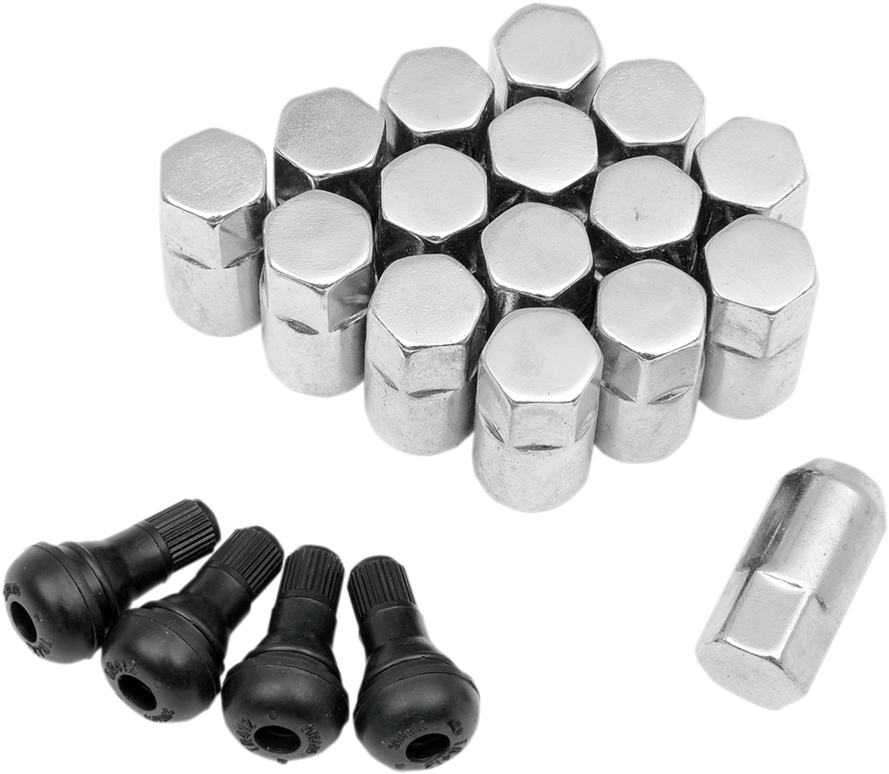 Polaris RZR 570 / 800 / XP 900 Chrome 3/8" Lug Nut 16 Pack by Moose