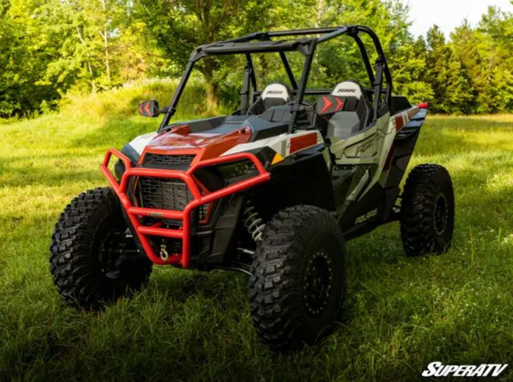 SuperATV Wrinkle Black Front Bumper For Polaris RZR PRO XP / 4 (2020+) – FBG-P-PROXP-00