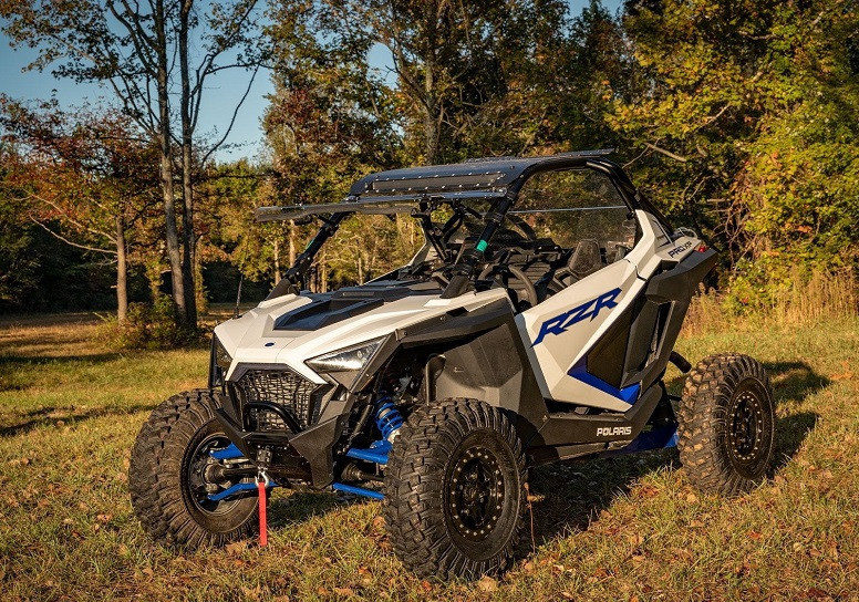 Polaris RZR PRO XP Folding Windshield (Scratch Resistent) by SuperATV